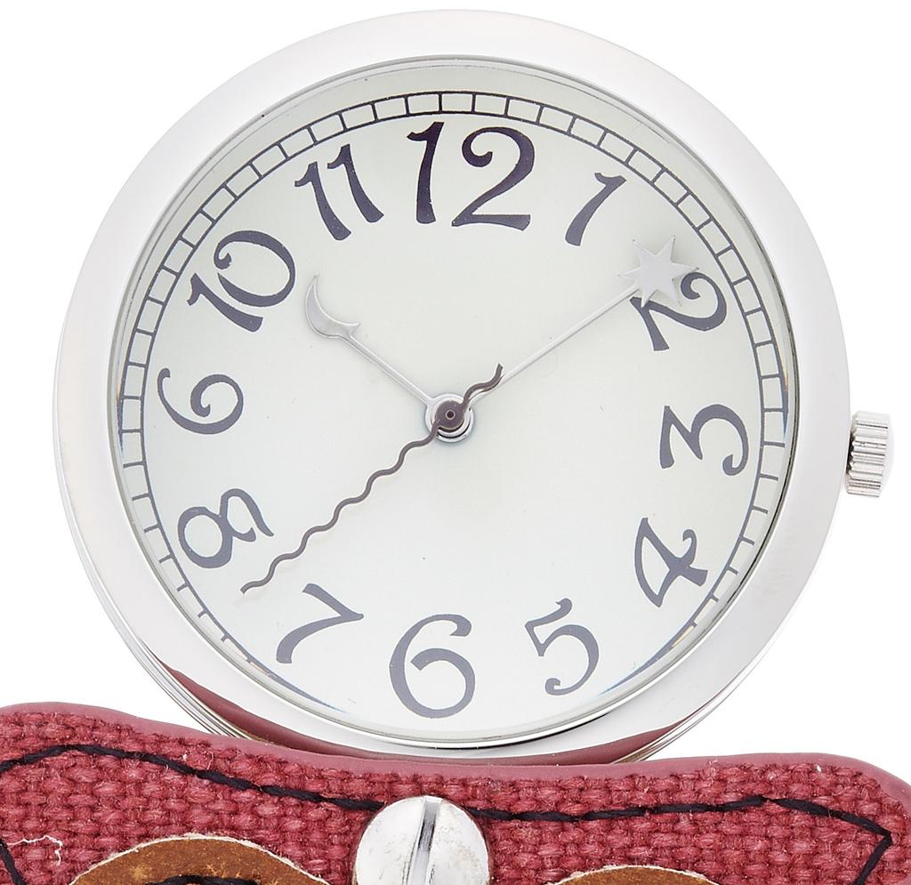 Reloj de bolsillo analógico con colgante de búho y lupa [Fieldwork] LW036-3 para mujer