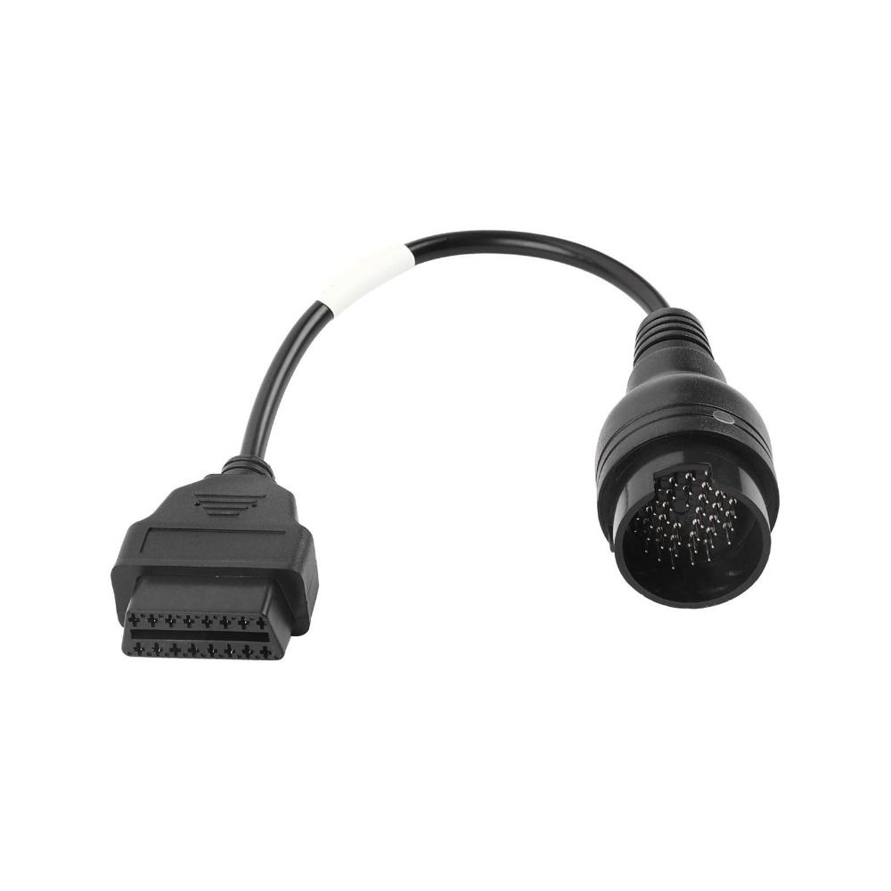 Durable OBD2 Adapter Black Diagnostic Cable Adapter Cable for Iveco Truck Professional Use