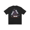 Palace Basically A Tri-freg Black Alphabet Printing Round Neck Short Sleeve Unisex P20TS002