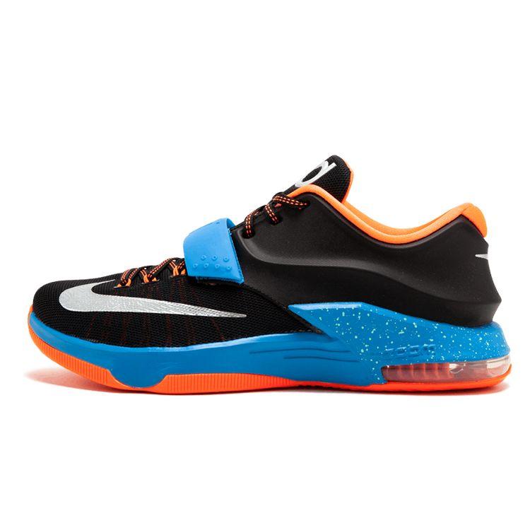 

Мужские кроссовки Nike KD 7 Away Черный металлик-серебристый-фото-синий-гипер-малиновый 653996-004