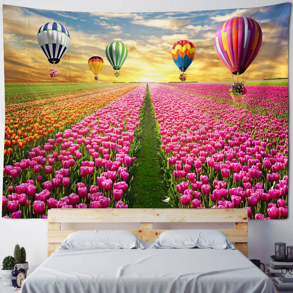 Garden Landscape Tapestry Home Decoration Art Wall Hanging Hippie Bedroom Wall Background Blanket Bed Sheet Sofa Coverage