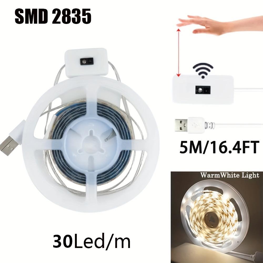 Smart LED Strip Light PIR Motion Sensor ON/OFF Dimmer Switch 1m/2m/3m/5m LED TV Backlight Home Wardrobe Lamp for Cabinet Kitchen