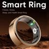 R02 Smart Ring  Mens Rings for Woman Smartring Heart Rate Monitor Multi-sport Mode Bluetooth Fitness and Sleep Tracker