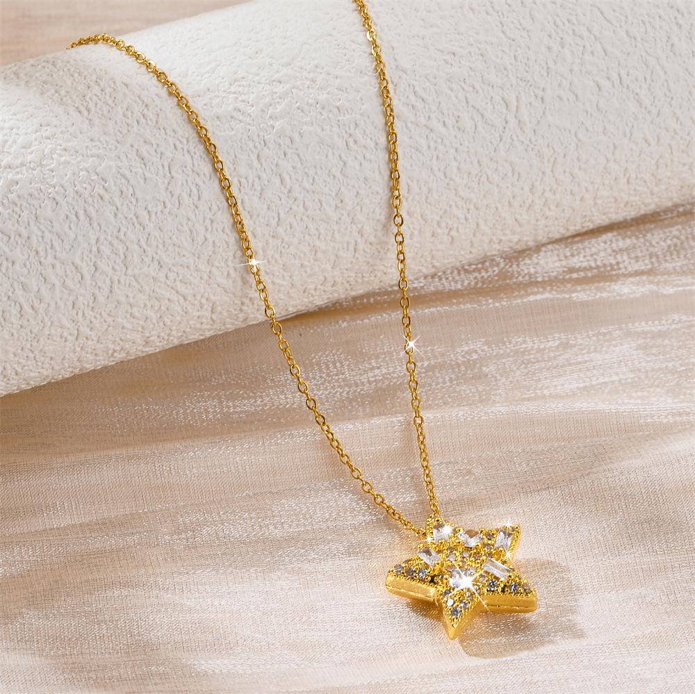 Simple Fashion Titanium Steel Women's Necklace - Non-fading, Luxurious, Versatile, Korean Style Clavicle Chain