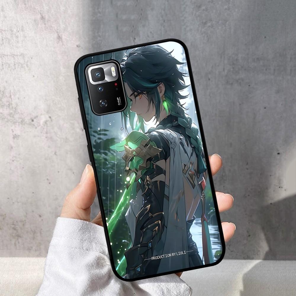 Genshin Impact XIAO Phone Case For Redmi Note 4 X 5 A 6 7 8 T 9 9S 10 11 11S 11Epro Poco M3 Pro