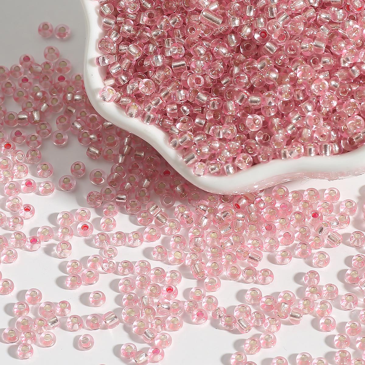 

2/3/4мм 150-1000шт стеклянный хрустальный чешский бисер для самостоятельного изготовления ювелирных изделий 2mm 1000pcs розовый