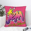 Kpop Jem and the Holograms Pillowcases  Retro Trendy Pillow Case For Sofa Car Home Decor Comfy Pillow Cover