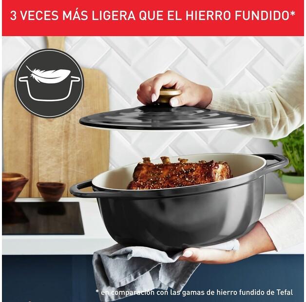Tefal Oval Roasting Pan 30×23 Cm 5.7 L (E25589)