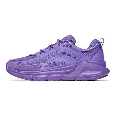 Feitian Fabric Non-Slip Breathable Low-Top Casual Shoes Women Sneakers Light-Purple 922035581-5