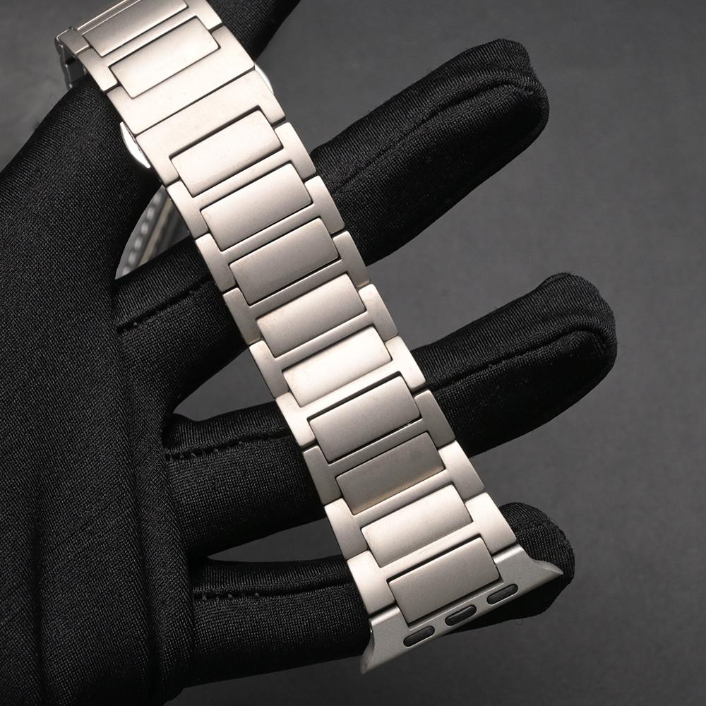 Titanium Watchband for Apple Watch Ultra 3 Strap 49mm Series 11 10 46mm SE3 Luxury Wrist Bracelet for Iwatch 9 8 7 6 5 44mm 45mm