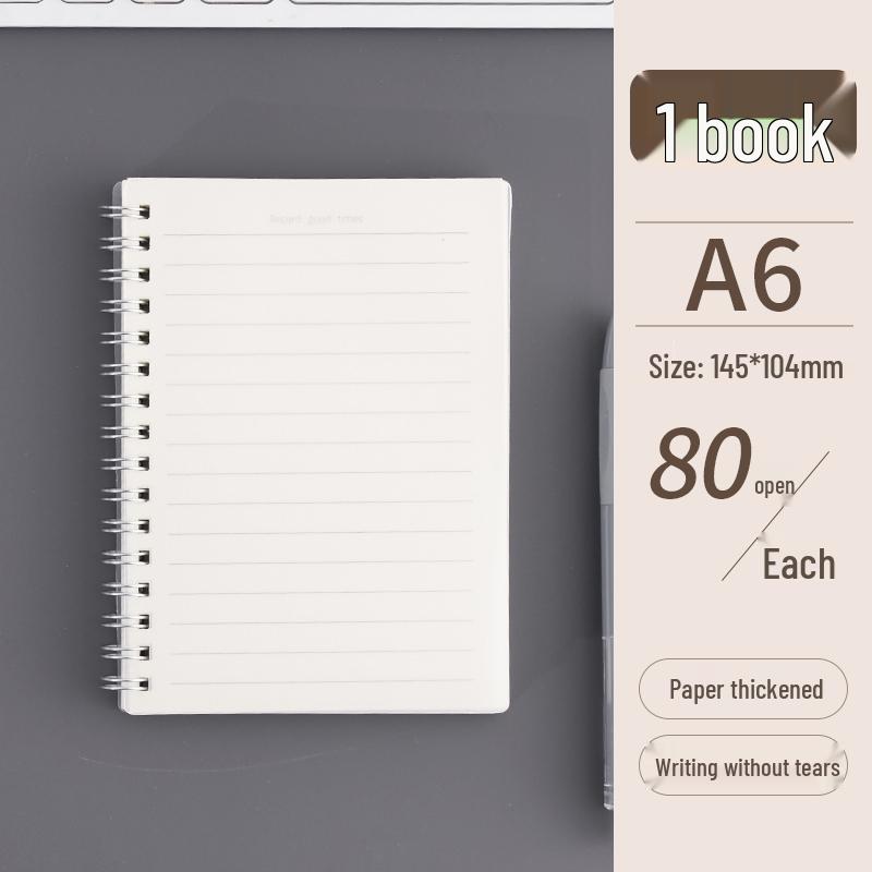 Student Notebook Set: A5 & B5 Thick Ruled Notebooks with Pocket Notepad