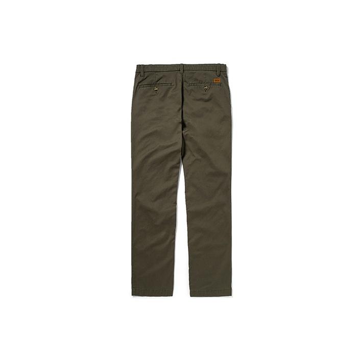 Timberland Casual Elastic Straight Breathable Solid Color Pants Men bottoms Army-Green A2BZA-A58