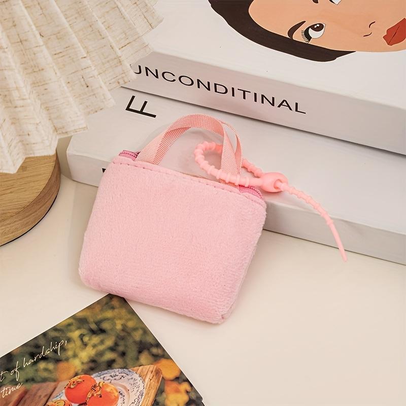 1pc Cute Mini Crossbody Bag for Women - Portable Pouch with Keychain Strap, Compact Travel Organizer