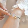 Chinese Retro Plum Blossom Adjustable Bracelet for Women – Woven Hand Rope Gift for Couples