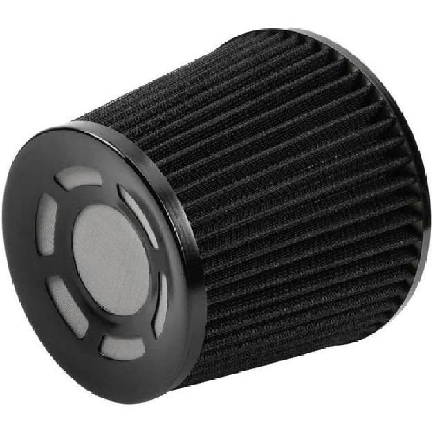 3-inch Cold Air Intake Filter 76mm, High Performance Clamp-On Engine Black