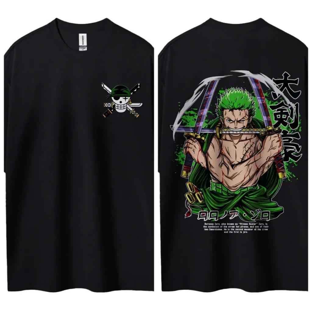 ONE PIECE T-shirt Heren Puur Katoen Casual Ronde Hals T-shirt Korte Mouw Kleding Zomer Sport Casual Top met Korte Mouwen