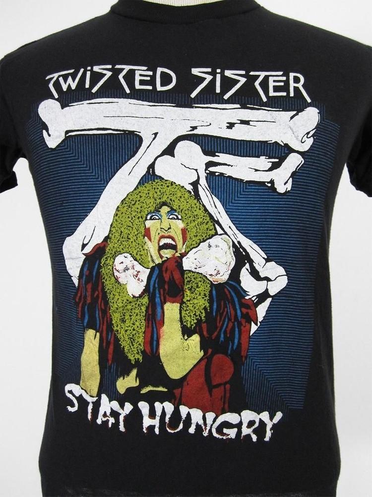 Vtg Twisted Sister Stay Hungry Shirt Short Sleeve T shirt Classic NH25897 XXXL