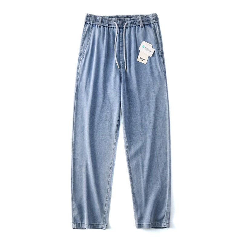 Джинсы Летние Экспортные Lyocell Tencel Ice Oxygen Bar Dark Blue L