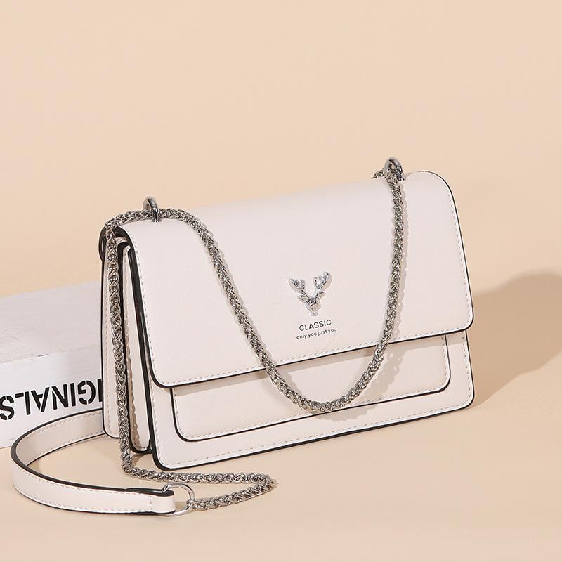 

2023 Новая модная маленькая сумка, женская сумка на одно плечо, сумка через плечо, женская универсальная цепочка, маленькая квадратная сумка M