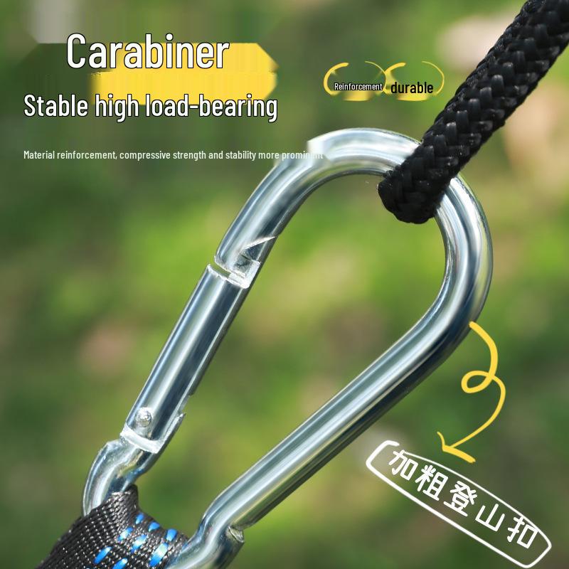 Ultralight Anti-rollover Double Camping Hammock: Strong, Portable Parachute Cloth for Outdoor Adventures