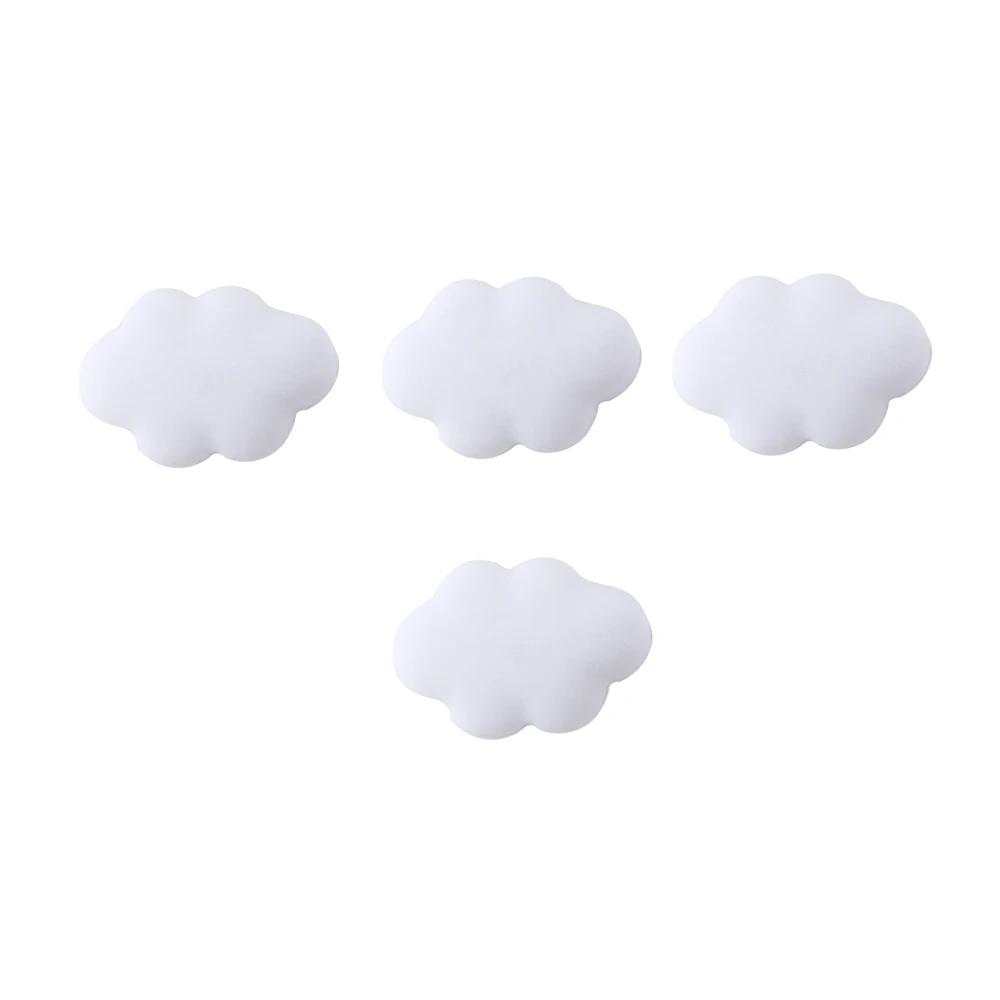 4pcs Refrigerator Magnets Cartoon Cute Cloud Fridge Magnet Sticker Message Home Decoration