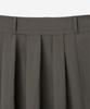 Milo Woman Cutoff Pleated Skirt 2 [Charcoal]