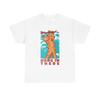 Hang In There Cat Shirt Funny Kitten Hanging Graphic Unisex Heavy Cotton Tee