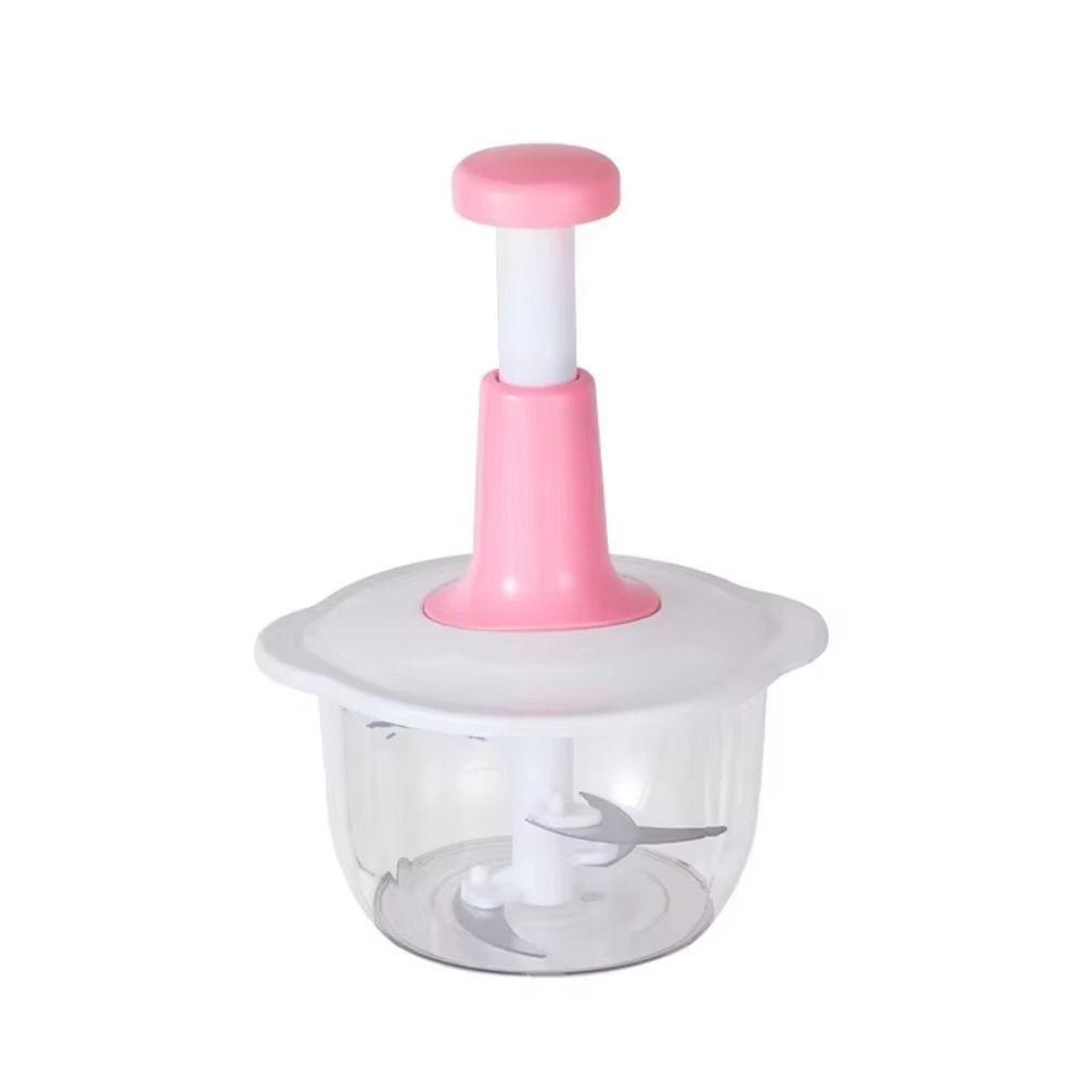 Manual Press Vegetable Mincer Removable Handheld Food Chopper Garlic Mincing Machine  for Home