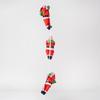 Climbing Santa Claus Christmas Decoration with Ladder and Rope for Window Display