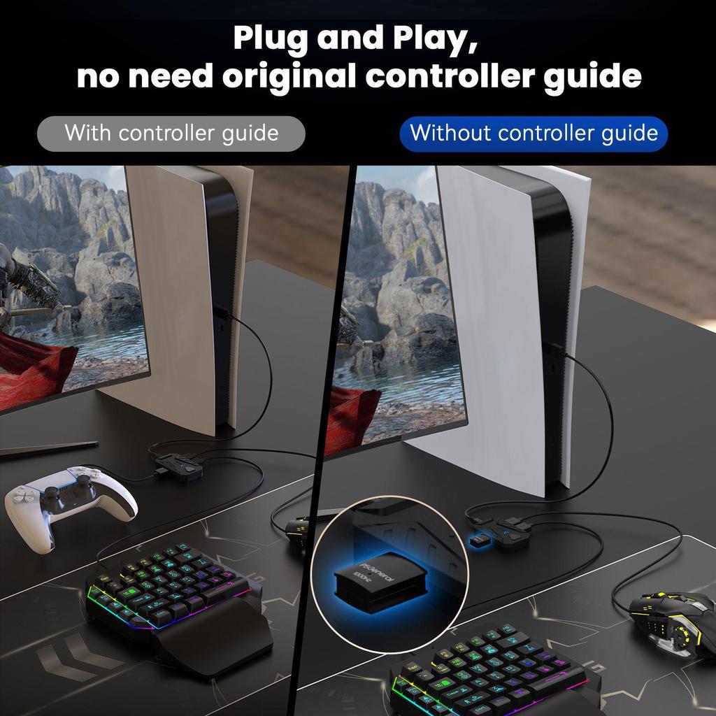 Gamwing-Master-P5: PS5 Plug & Play Keyboard and Mouse Converter