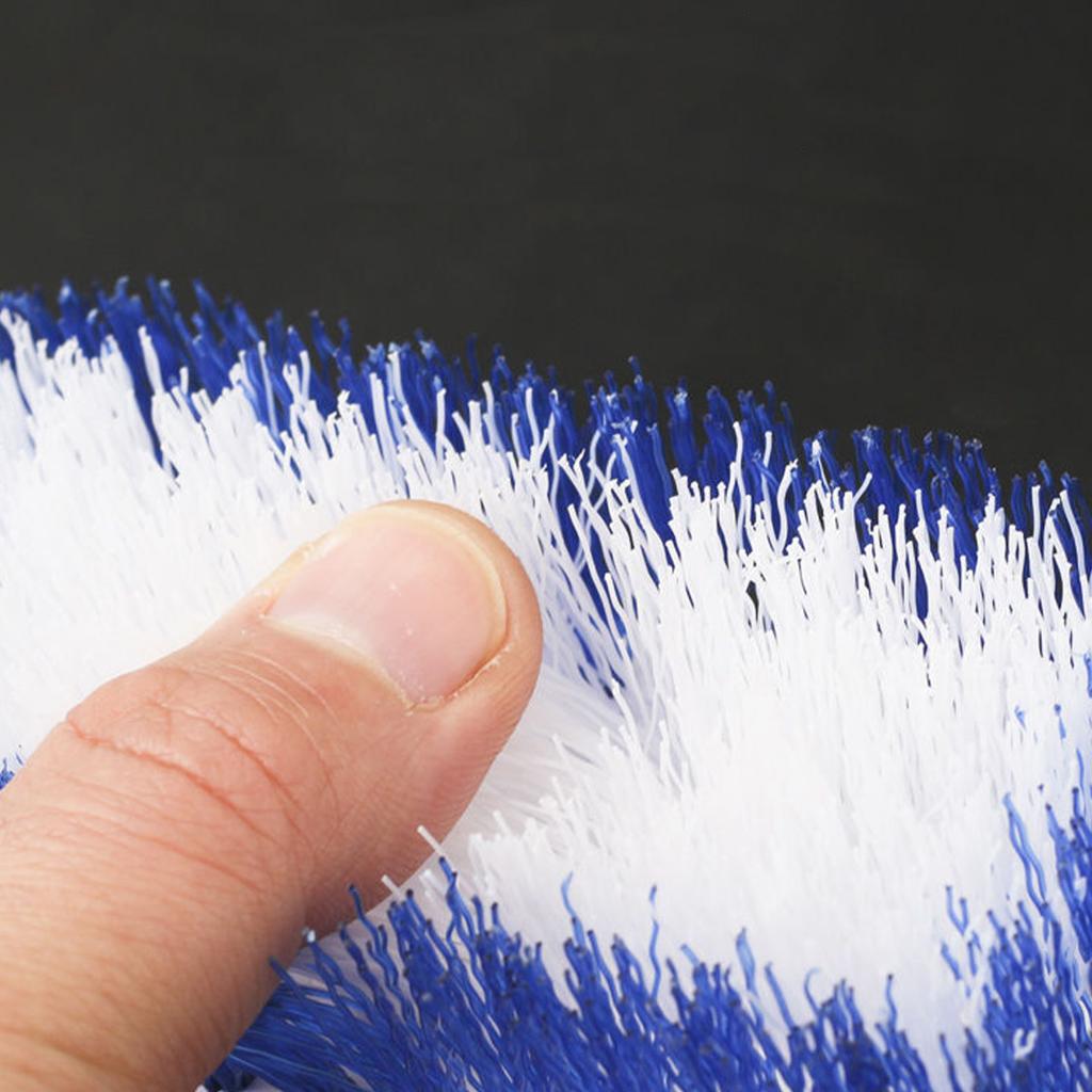 Scrubbing Brush with Stiff Bristles Thickened Handle White Utility Cleaning Hand Brush for Bathroom