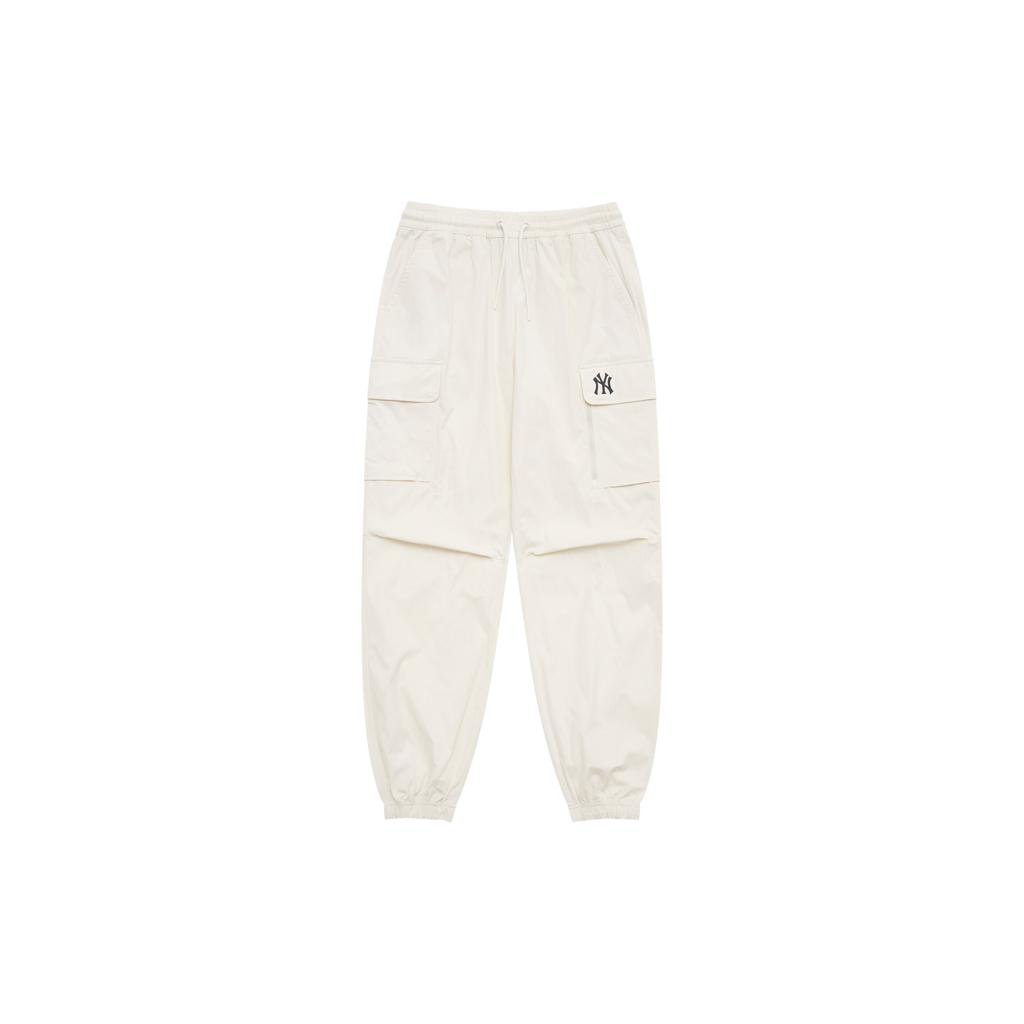 New MLB New York Yankees Casual Pants Unisex Hemp Cream 3AWPB0151-50CRM