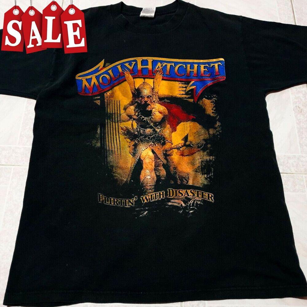Винтажная футболка унисекс Molly Hatchet Concert S-235XL F032 XL