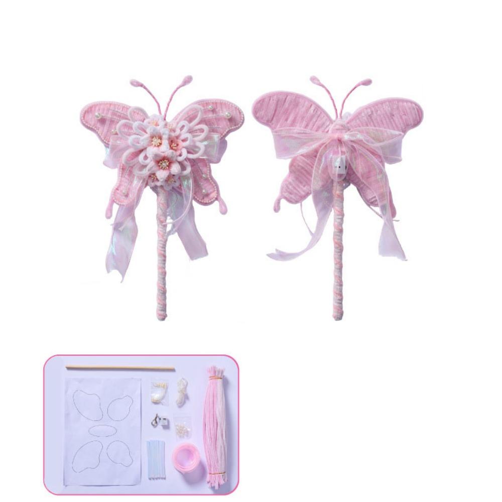 Iron Wire Strip Stick Butterfly-shaped Lantern DIY Kit Mid-Autumn Festival Lantern Hanfu Props