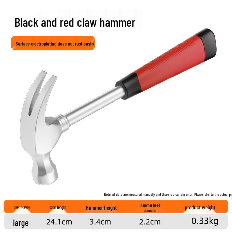 Multi-Function Mini Claw Hammer for Woodworking and Household Use