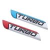 Qicarkey 2pcs 3D Turbo Metal Decal, 3D Car Metal Decal Sticker, Truck Side Fender