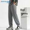 Jeanswest Men's Waffle Knit Tapered Joggers