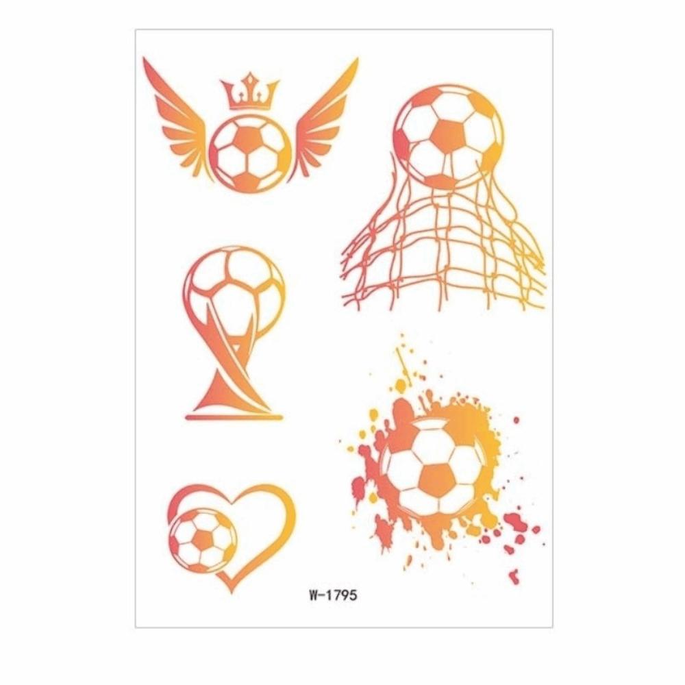 Y2k Spicy Girl Football Tattoo Stickers Featuring Fun Cartoon Ball Instant Decals Abdominal Waist