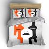 Abstract face with drips. Bedding sets Duvet cover sets Duvet covers Pillowcases(1*Duvet Cover 2*Pillowcases without duvet insert)