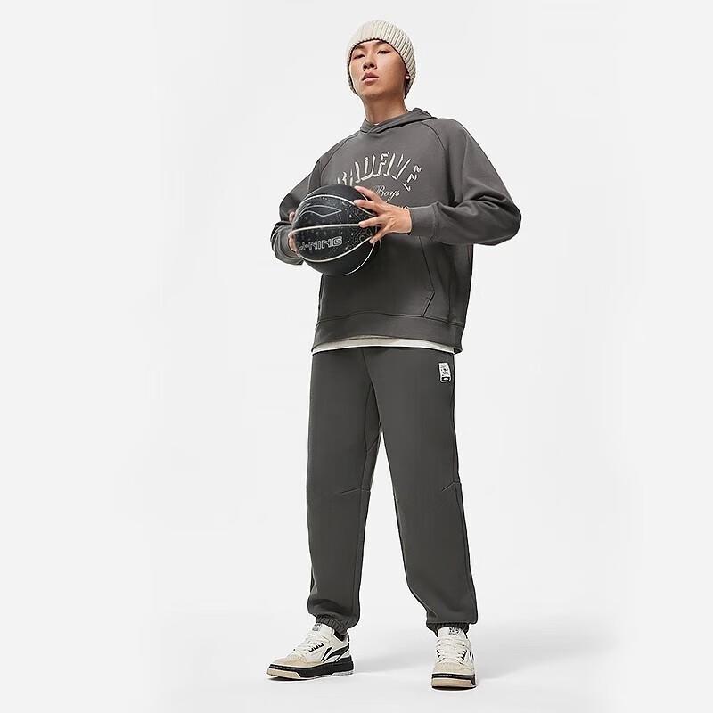 LI-NING Men s Quick-Dry Cool Reverse Hooded Sweatshirt AWDT887 XL