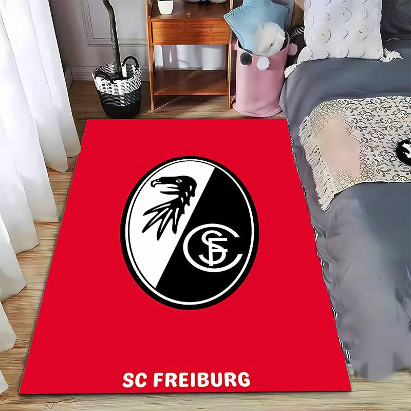 SC Freiburg Logo Carpet Suitable As a Non-slip Mat for the Living Room or Bedroom Sofa