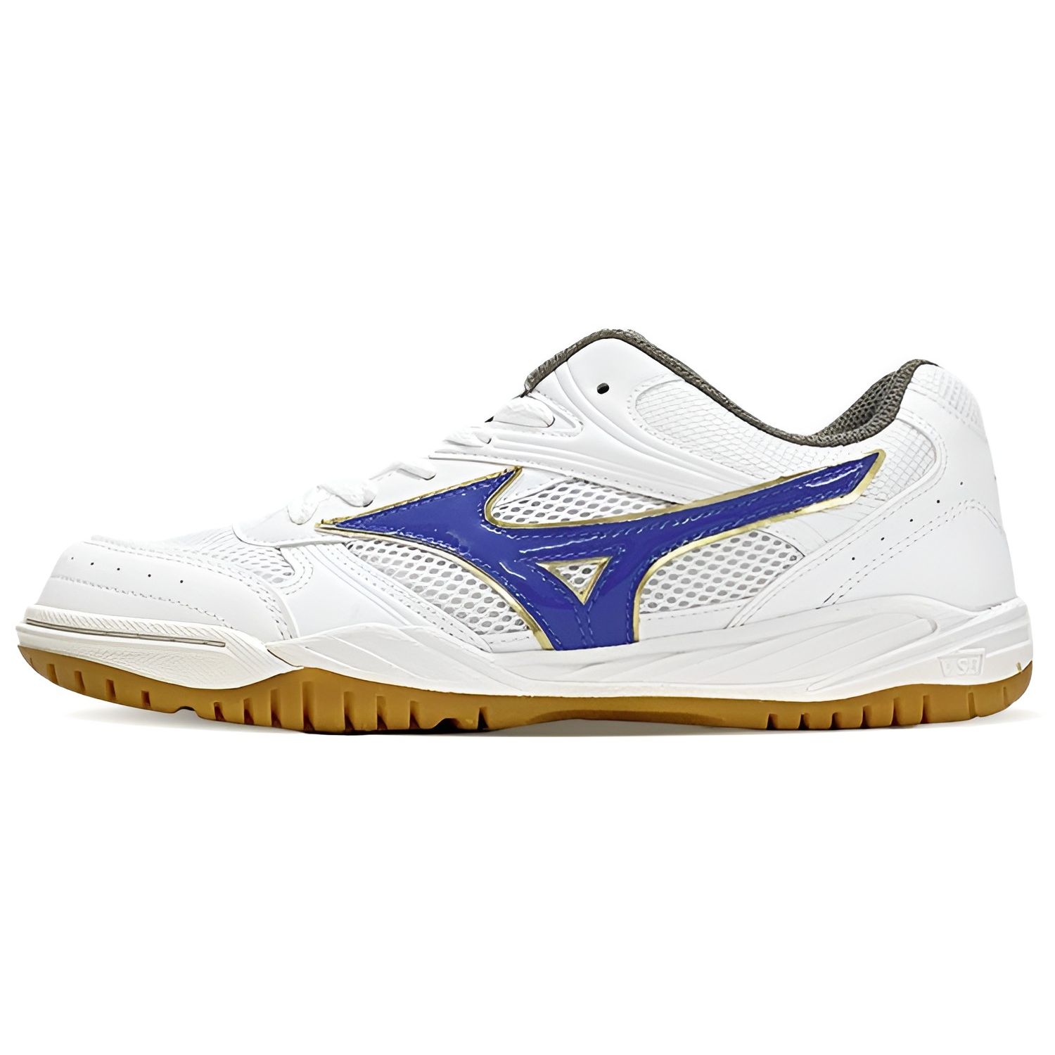 

Mizuno School Indoor Rubber Sole Mesh Low Top Badminton Shoes Unisex Shoes White Blue 29KV13027 42.5