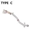 Silenziatore di Scarico Modificato per Motociclette Suzuki GSR400 GSR600 BK400 BK600