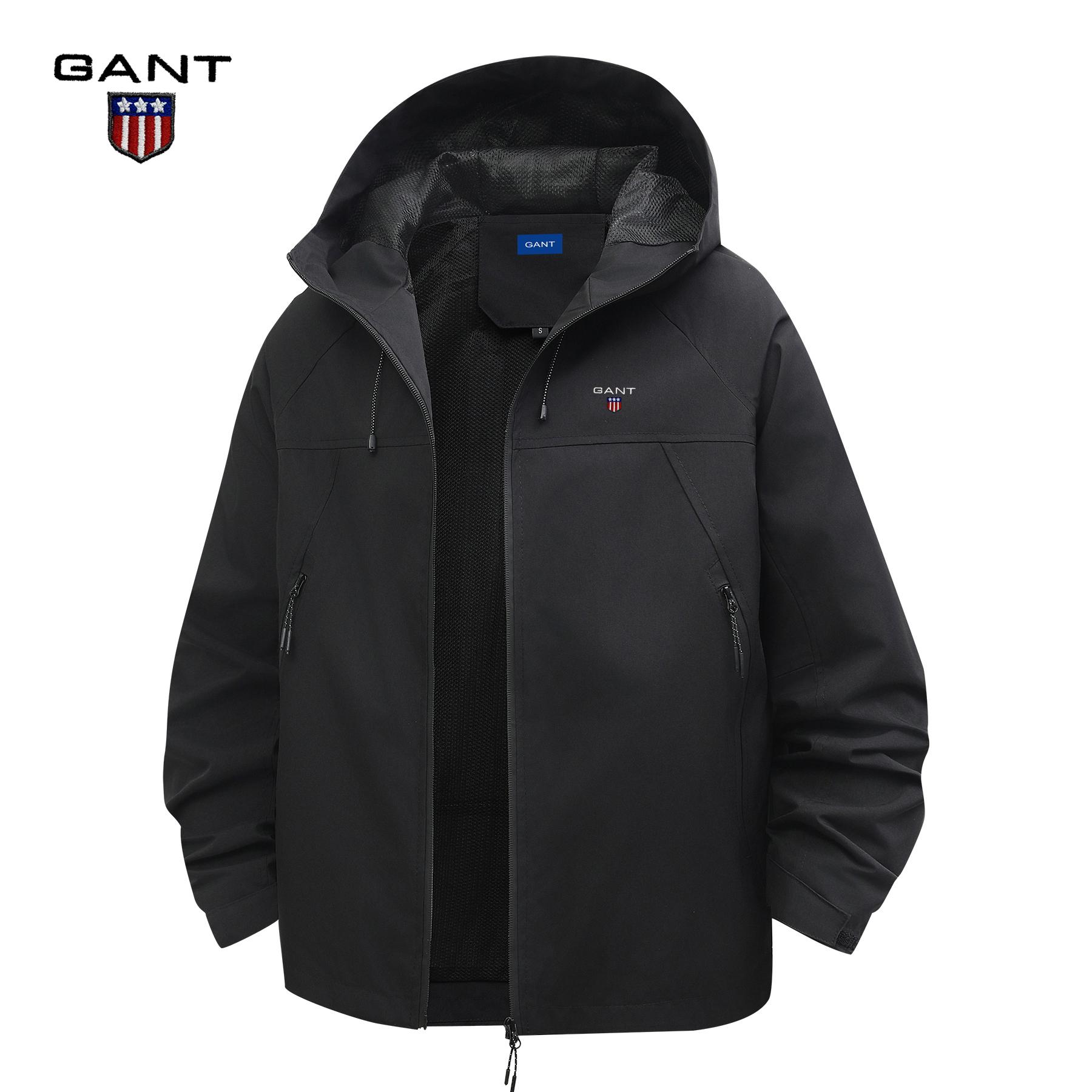 

Gant Men s and Women s 2025 Autumn and Winter Embroidered Travel Jacket, Thin Mountaineering Jacket XL
