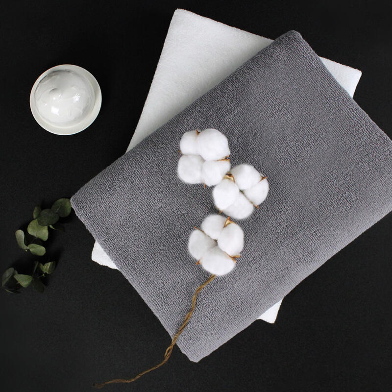 Hotel Large Bath Towel 350g 1+1 2-Piece Set Beach Towel Gray Chapter 2