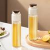 1PC 500ML Automatic Opening and Closing Oil Glass Bottle Leak-proof Olive Oil Storage Vinegar Dispenser for Cooking Baking Salad