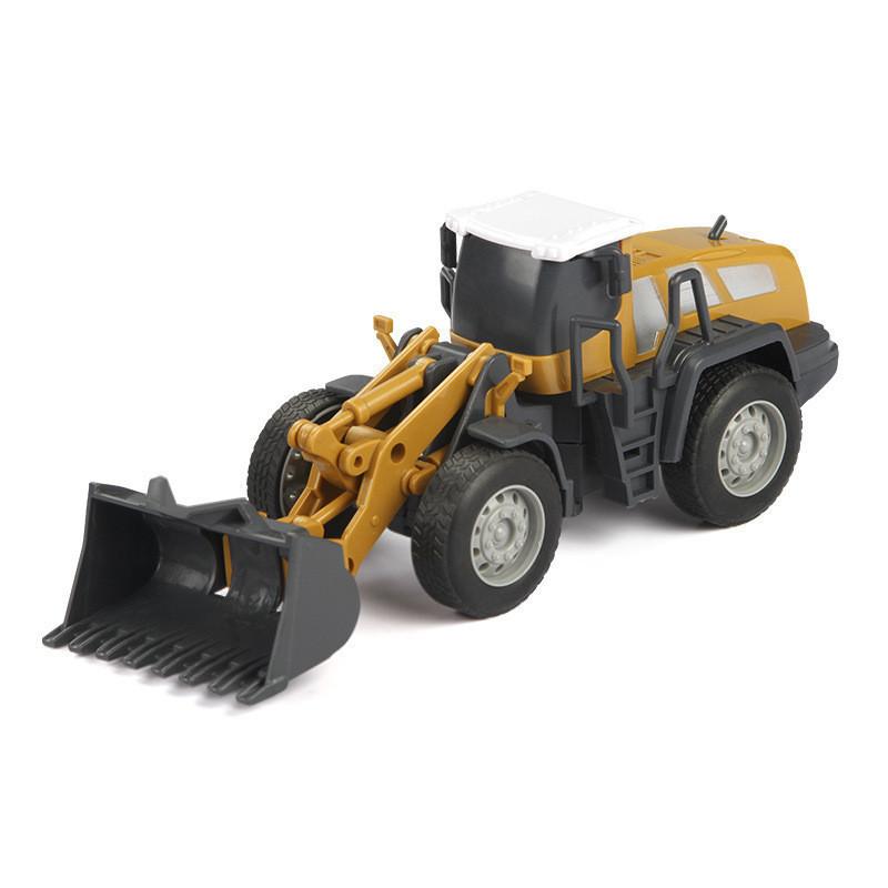 Kids Inertial Engineering Vehicle Excavator Bulldozer Alloy Simulation Model Boy Car Toy