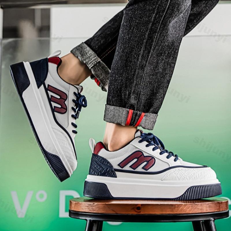 Fashion Fashion Trend Low Top Thick Soled Casual Sports Shoes for Men 2025 Autumn Versatile Mesh Breathable Comfortable Chunky sneakers