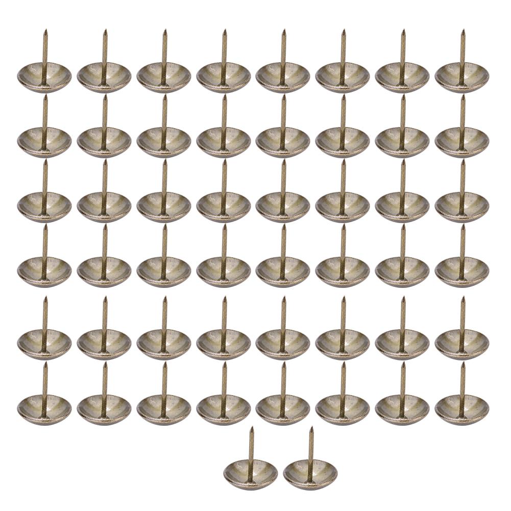 50PCS Thickened Upholstery Nails Tacks Stud Pushpin Round Head Decorative Thumbtack Hardware