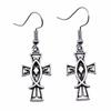 Casual Handmade Cross Amulet Drop Earrings Thoughtful Friendship Gift for Office Wear